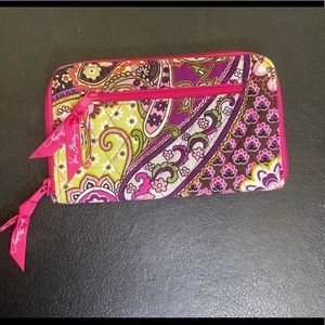 Vera Bradley wristlet wallet multi design pink